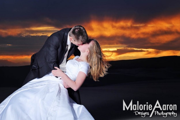 MalorieAaron, St. Anthony, Sand Dunes, sand, dunes, bridals, wedding, portraits, photography, sunset, beautiful, sky