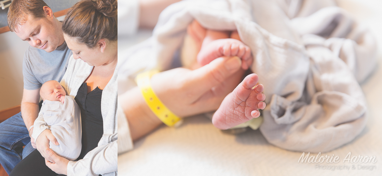 MalorieAaron, Photography, Davenport, Newborn, Genesis, hospital, Iowa, baby's_first_moments