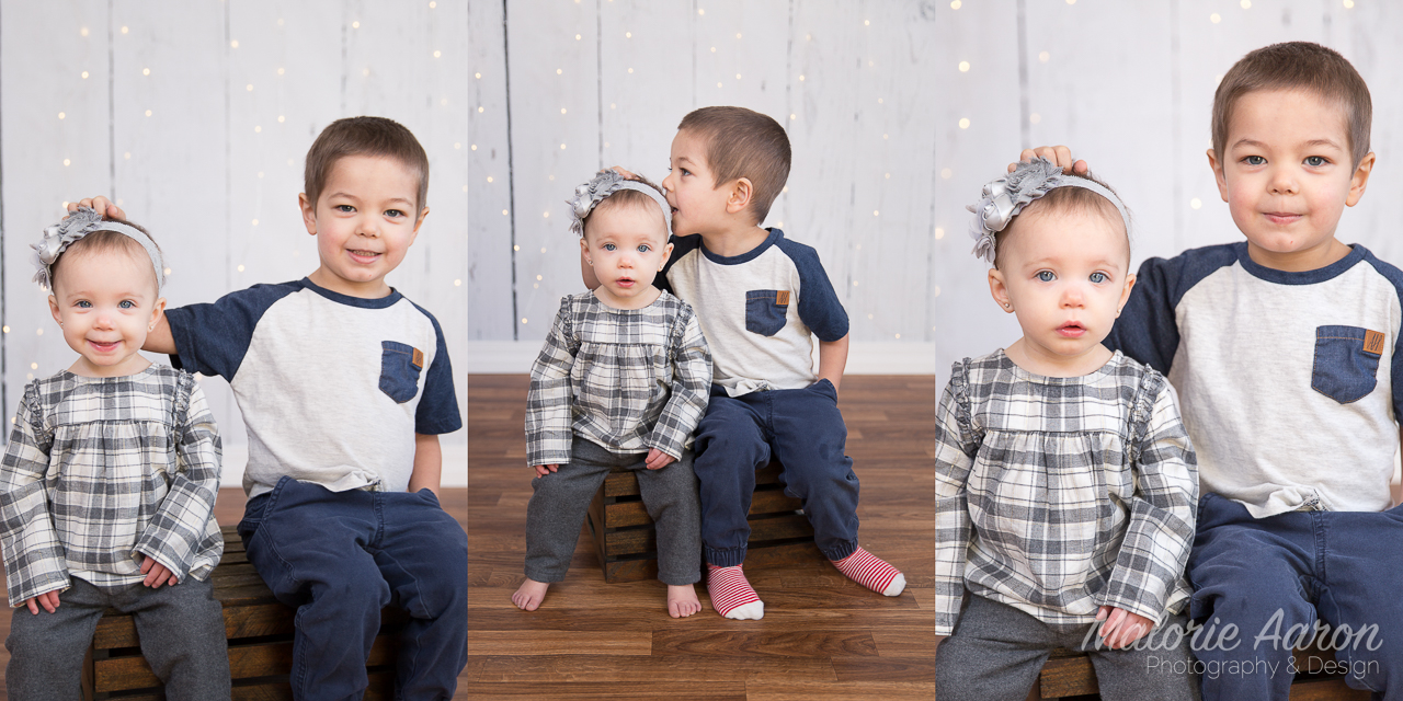 MalorieAaron, Photography, Davenport, Iowa, One-Year-Old, pictures, twins, girls, christmas, themed, winter, cute, siblings