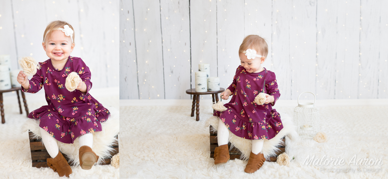 MalorieAaron, Photography, Davenport_Iowa, One-Year-Old, pictures, girl, Winter, rustic, themed, photo_shoot, cute, photographer